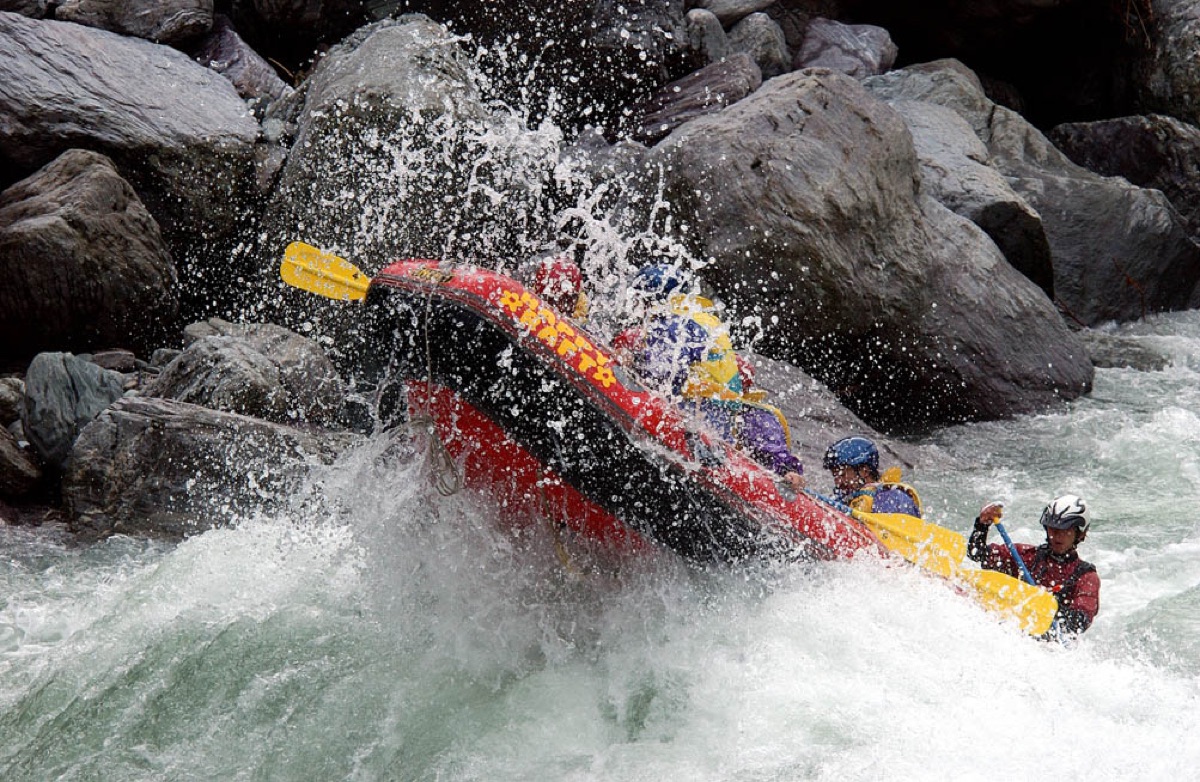 Wildwasser-Rafting
