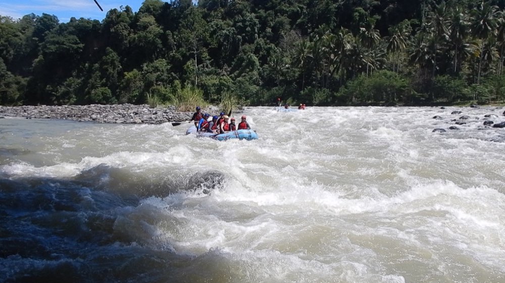 Balsa-Fluss-Rafting